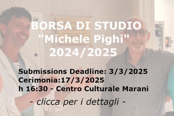 Borsa di studio “Michele Pighi” edizione 2024-2025